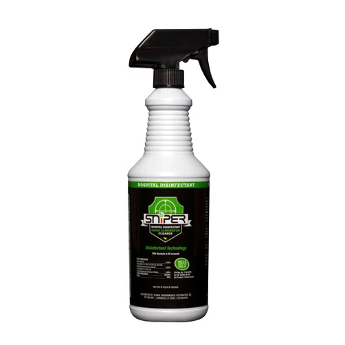 SNiPER Hospital Disinfectant, Odor Eliminator & All-Purpose Cleaner, 32 Ounce Spray