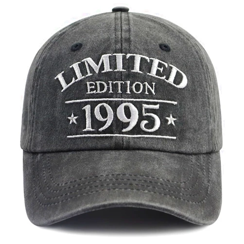 XacaYuerp Limited Edition 1990 1991 1992 1993 1994 1995 1996 1997 1997 1999 Hat, Funny Embroidered Baseball Cap for Women Men