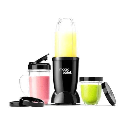 magic bullet Blender, Small, Black, 11 Piece Set