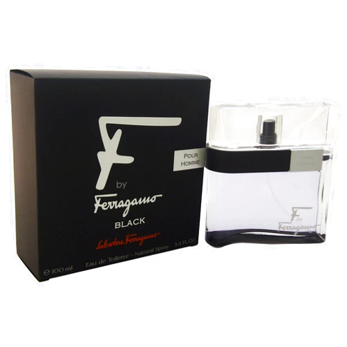 Salvatore Ferragamo F Black 3.4 oz EDT Spray for Men - pack of 1