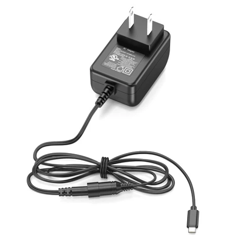 HIENADTOR Charger for Gooloo GP4000 GP3000 GP2000 Portable Car Jump Starter Power Cord Replacement for Gooloo 1000mA 2000mA 3000mA Peak Car Starter AC/DC Adapter Power Supply Plug Type-C, UL Listed