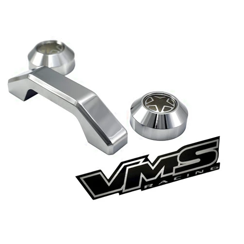 VMS Racing Chrome Windshield Bumper Rests and Footman Loop Bar Tie Down 3pcs 3 Piece Set Kit Compatible with Jeep Wrangler Sport Sahara Rubicon Unlimited TJ TJL LJ 97-06 1997-2006