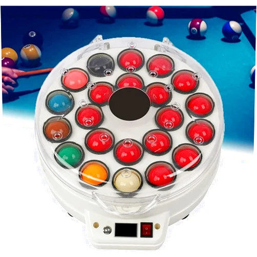 TREEYX Pool Ball Cleaner Pool Ball Polisher Billiard Polishing Machine, Pool Ball Polishing Cleaning Machine,Clean Bulletproof Ballistic