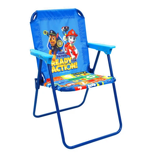 Paw Patrol - Blue Patio Chair for Kids, Portable Folding Lawn Chair