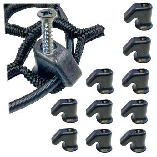 ObeCo Black J-Hook • 10 Pack