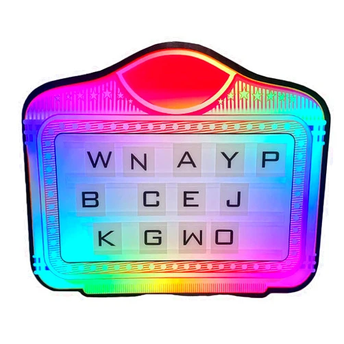 WANGYYDS Club Sign Service Nightclub Luminous LED Presenter Hand Holding Sign, Light Box with Changeable Letters, Custom Logo, For Bar Private Party, Club Service Signs Color Change, Bottle Service Sign