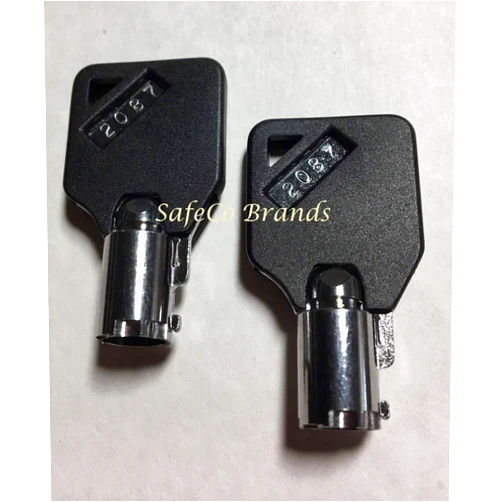 SafeCo Brands Sentry Safe Keys Code Cut from 2002 to 2050 Tubular Round Ace Key (2022)