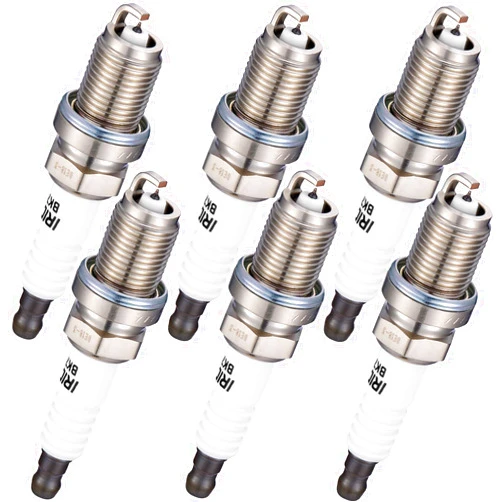 BDFHYK 2667 Iridium Spark Plugs Compatible with Porsche Cayenne Boxster 911 Audi A3 A4 A5 VW CC Jetta Passat Chevy Cruze Sonic Trax BMW Alpina B7 Buick Encore 2.0L 3.0L 4.2L L4 H6 V8 Set of 6