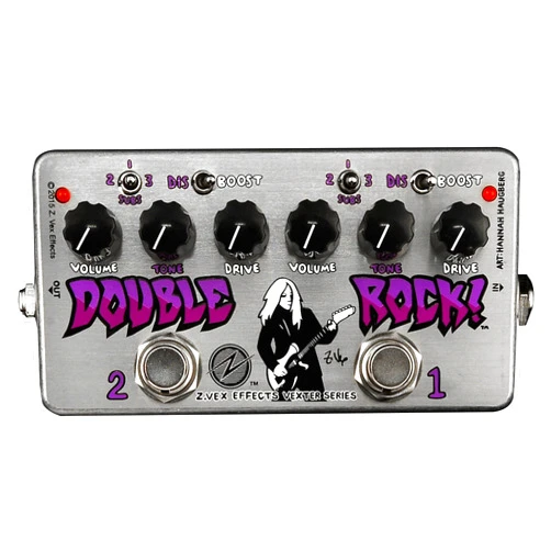 ZVEX Effects Double Rock Vexter Series Distortion Boost Guitar Pedal