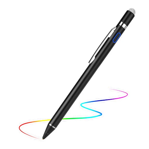 EVACH Active Stylus Digital Pen with Ultra Fine Tip Stylus for iPad iPhone Samsung Tablets, Compatible with Apple Pen,Stylus Pen for iPad Pro, Black