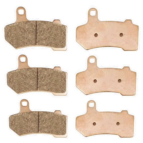 JAVIK Front Rear Brake Pads Sintered for Harley Davidson Road Glide Road King Street Glide Electra Glide Ultra Limited Night Rod Street Rod V-Rod Tri Glide
