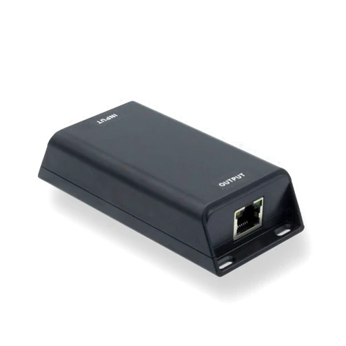 PoE Texas 24 Volt Passive PoE Injector (Mode B) - DC-Powered Gigabit Inline Converts 12-60V in to 24 Volt Passive PoE Out Up to 30 Watts - Variable DC PoE Injector for Solar Powered Installations