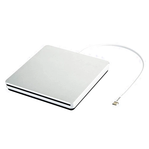 VikTck USB-C Superdrive External DVD/CD Reader and DVD/CD Burner for Apple-MacBook Air/Pro/iMac/Mini/MacBook Pro/ASUS/ASUS/DELL Latitude with USB-C Port Plug and Play(Silver)