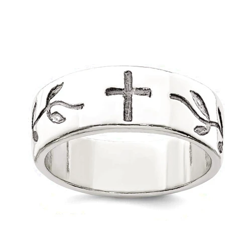 Ryan Jonathan Fine Jewelry 925 Sterling Silver Antique Cross Design Ring Fine Jewelry For Women Gifts For Her