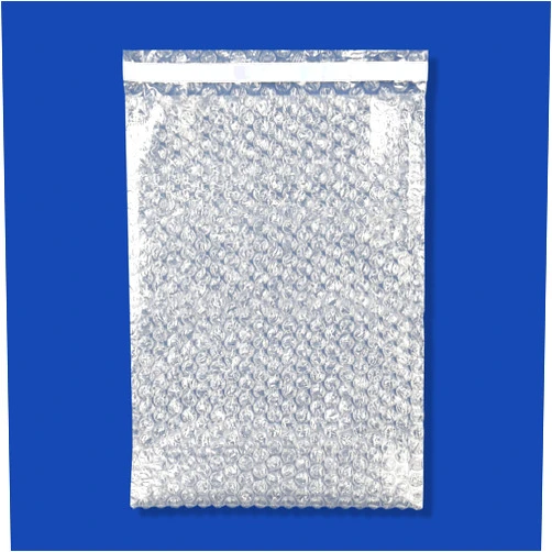 The Boxery 100 12x15.5 Clear Self-Sealing Bubble Out Bag Pouches from The Boxery