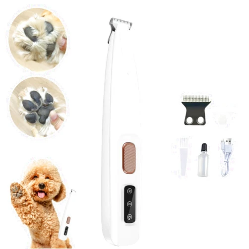 Mogions Woofy Paw Trimmer, Woofy Pro Trimmer, Woofy Precision Trimmer, Petour Paw Trimmer for Dogs, Petoir Paw Trimmer, Petour pet Paw Trimmer, Electric Pet Paw Trimmer with LED Light (1 Set)