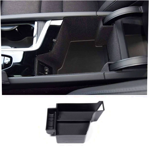 CHEYA Center Console Armrest Storage Box Organizers Phone Tray Accessories For Volvo S90 XC90 V90CC 2017 2018 2019+, For Volvo XC60 2018-2020 2021 2022 2023