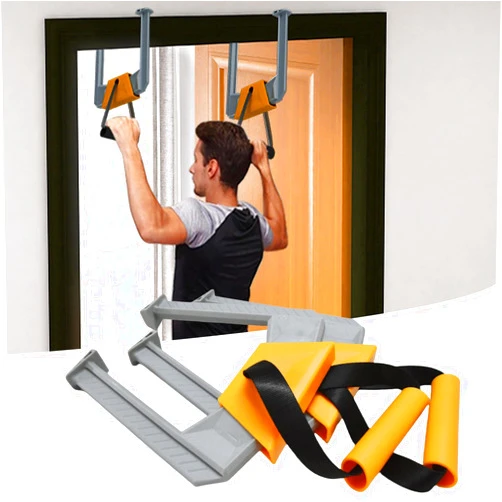 Generic Portable Pull Up Bar - Adjustable Doorway Home Gym with 330lbs Capacity - No Screw Installation for Workout Anywhere - Lightweight Travel Fitness Equipment