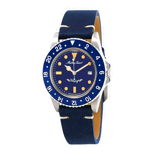 Mathey-Tissot Rolly Vintage Blue Dial Mens Watch H900ALBU
