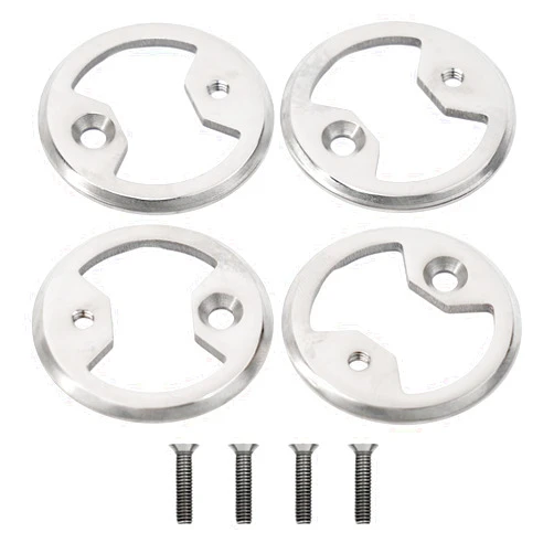 HOgardenME Ti Alloy Bike Pedal Plate Bow Fits for Wahoo, for SpeedPlay, Bike Pedal Plate Bows Repair Tool Kits, Pedals Replacment part, easy to install(grey)