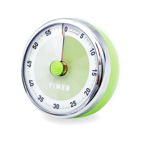 Teeloray Visual Timer for Kids and Adults, Teeloray Time Timer Visual Timer,Kids timer visual for Kids Desk, Mechanical Clockwork No Battery Required, Study/Work/Cooking/Fitness, 2.8 * 2.2in (Green)