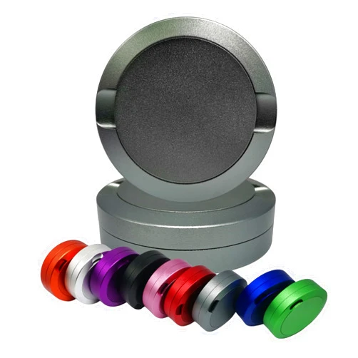 GAMEMEN Snus Can for ZYN, Snus Cans Aluminum 3 Layers Metal Tin Container for Pouch Storage Packaging (Gunmetal Gray)