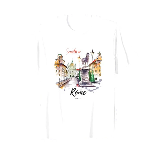 Souvenir Shirt Retro Vintage Rome Italy Italia Travel Trip Souvenir T-Shirt