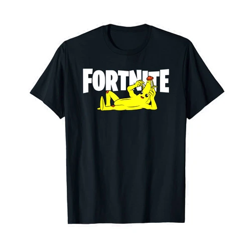 Fortnite Banana Lay Down With Title T-Shirt