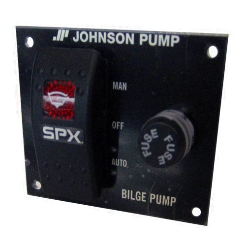 Johnson Pumps 82044 Bilge Pump 3-Way 12V Panel Switch