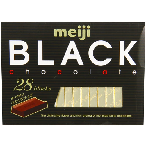 Meiji Black Chocolate, 4.58 Ounce Black Chocolate 4.58 Ounce