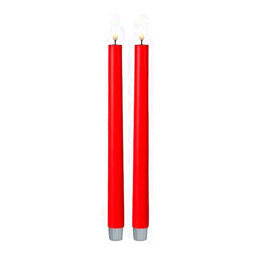 Burton+BURTON CANDLE PATRIA 3D LED RED TAPER 11