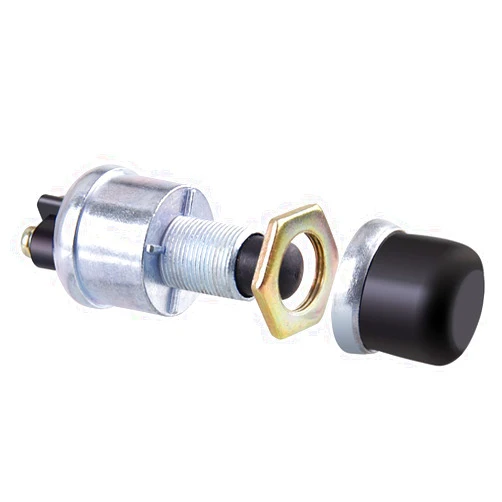 CarBole Weatherproof Engine Push Button Start Switch 12V Starter Push Button Momentary Start Switch for Car Truck Boat RV ATV, 1 PCS