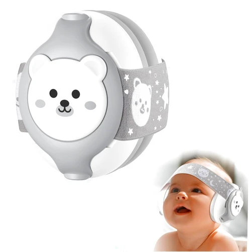 YomauiYee Baby Headphones-Infant Ear Protection for Babies 0-36 Months,Baby Earmuffs with Little Bear Design Noise Cancelling Headphones for Improves Sleep,Baby Travel Essentials for Outdoor