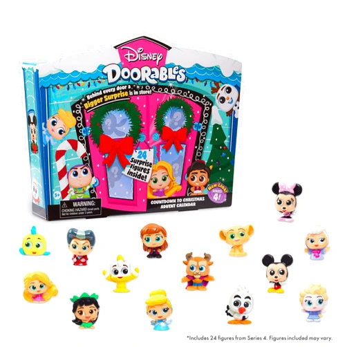 Disney Doorables Advent Calendar, 24 Pieces, by Just Play