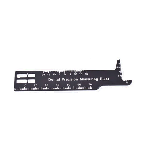 Angzhili 1 Piece Dental Precision Measuring Ruler,Span Measure,Dental Measuring Scale Tools