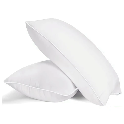 MZOIMZO Bed Pillows for Sleeping- King Size, Set of 2, Cooling Hotel Quality with Premium Soft Down Alternative Fill for Back, Stomach or Side Sleepers, Light Grey