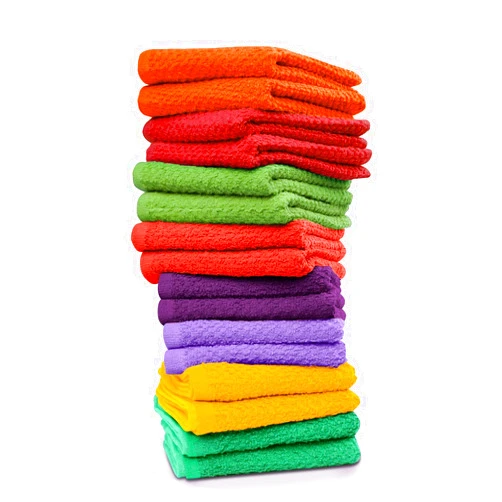 Tukasa Linens 16 Pack Cotton Washcloths for Body and Face, 12x12 Inches, Multipurpose and Lightweight Wash Clothes for Face. Highly Absorbent - Travel and Bath Towel (Multi-Color)