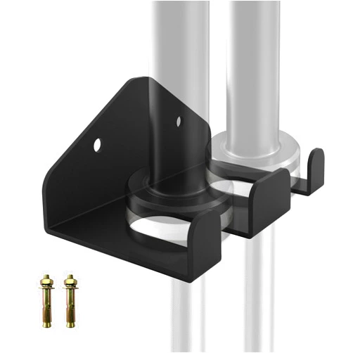 KSWLOR Heavy Duty Barbell Storage Rack, Vertical Hanging Barbell Rack, Wall Mounted Barbell Holder, Olympic Wall Mount Barbell Holder Space Saving Bar Holder Suitable for Garage, Gym, Home Fitness