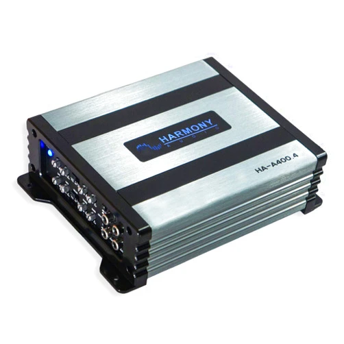 Harmony Audio HA-A400.4 Car Stereo Alloy Amp 4 Channel 800W Full Range Speaker or Sub Amplifier