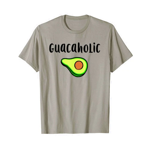 Blabber Tooth - Avocado Apparel Collection Guacaholic T-Shirt | Avocado Guacamole Graphic Tee