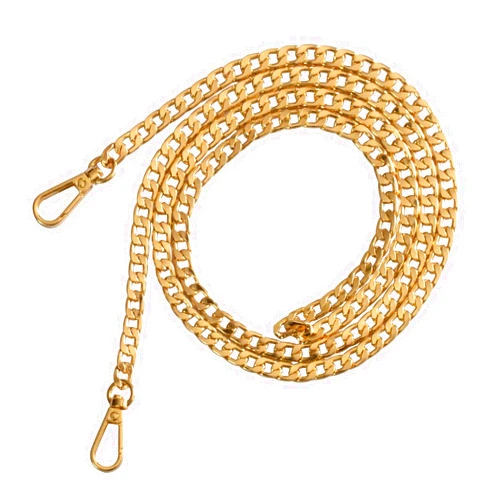 A ALLZEDREAM Allzedream Purse Chain Strap Replacement Crossbody Bag Handbag Purse Making Supplies (Gold)