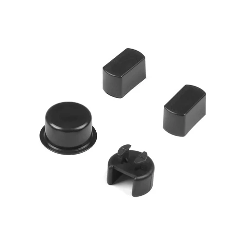 Flygun 4 PCS Car Tailgate Hinge Pivot Bushing Kit, ABS Plastic Material Multi-spec Plug-in Protection Replacement, Multi-Functional Accessory, Compatible with Dodge Ram and Ford F-Series (Black)