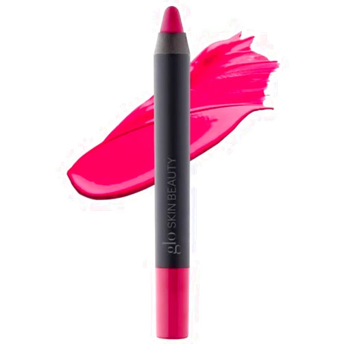 Glo Skin Beauty Cream Glaze Lip Crayon in Dahlia - Grape Berry - Glossy Crayon Lipstick, 6 Shades