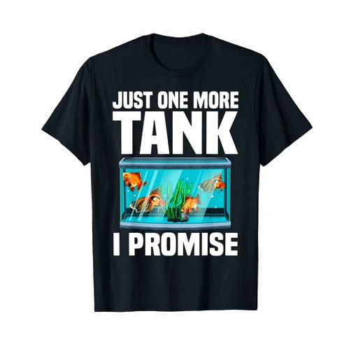 Best Fish Tank Gift For Aquarium Lovers Fishkeeper Funny Aquarium Designs for Men Women Fish Tank Fishkeeping T-Shirt