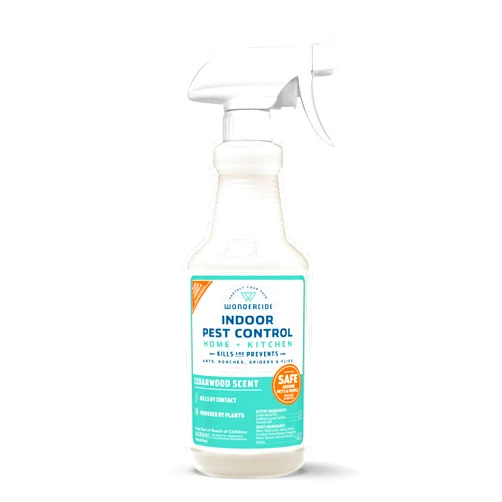 Wondercide - Indoor Pest Control Spray for Home and Kitchen - Ant, Roach, Spider, Fly, Flea, Bug Killer and Insect Repellent - with Natural Essential Oils - Pet and Family Safe — Cedarwood 16 oz