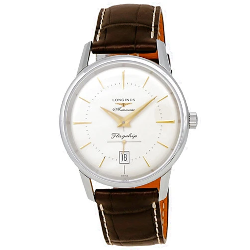 Longines Flagship Heritage Automatic Stainless Steel Mens Luxury Strap Watch Calendar L4.795.4.78.2