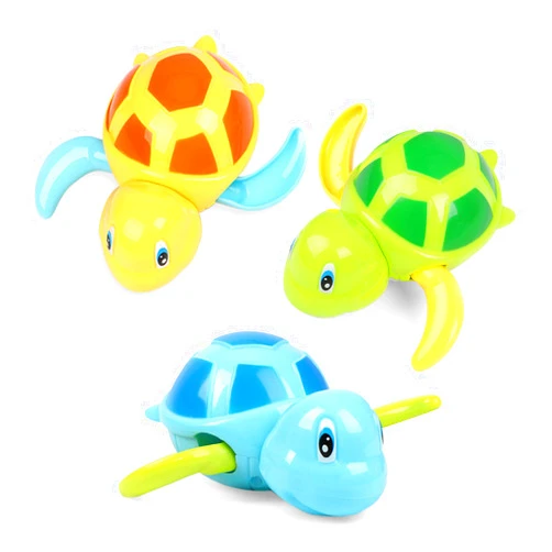 Eivaai Bath Toys for Toddlers 1 2 3 4 5 Years Old,Pool Toys for Kids,Baby Funny Wind Up Swimming Turtle Bath Toy,Cute Floating Bathtub Water Toys,Gift for Preschool Child Boys Girls (3 Pcs)