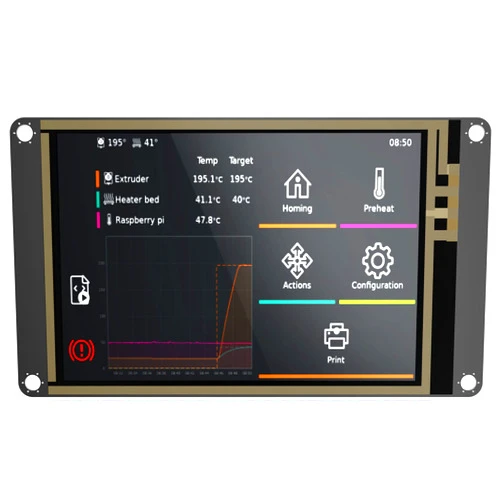 BIGTREETECH TFT35 SPI V2.1 Graphic Smart Display Compatible BTT Manta M8P/M4P/M5P, Manta E3EZ Control Board + CB1 Support Running Klipper Firmware DIY Upgrade 3D Printer