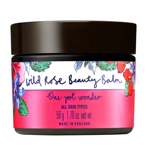 Neal's Yard Remedies Wild Rose Organic & Daily Beauty Balm For All Skin Types – Nourishes & Exfoliates, 50g