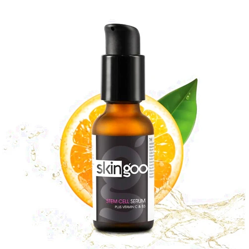 Skingoo Anti-Aging Facial Gel | Vitamin C Serum, B3, Swiss Hyaluronic Acid 1oz